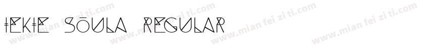 iekie Soula Regular字体转换